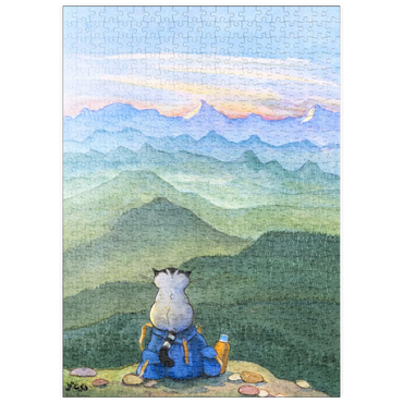 Darstellung des Puzzle Motivs puzzleplate Kater Jacob - Nichts ist unmöglich! 500 Puzzle