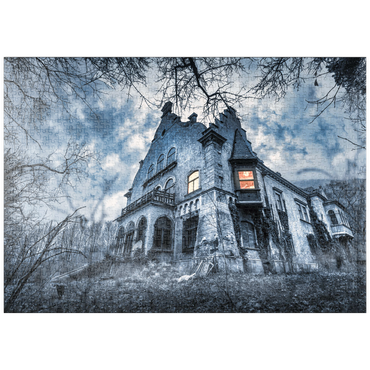 Darstellung des Puzzle Motivs puzzleplate Lost Places - Altes verwunschenes verlassenes Haus 1000 Puzzle