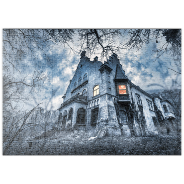 Darstellung des Puzzle Motivs puzzleplate Lost Places - Altes verwunschenes verlassenes Haus 500 Puzzle
