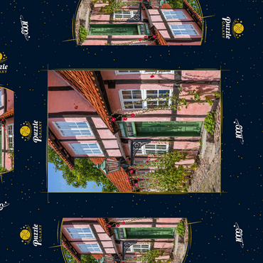 Darstellung des Puzzle Motivs Erichsens Gård Museum 1000 Puzzle Schachtel 3D Modell