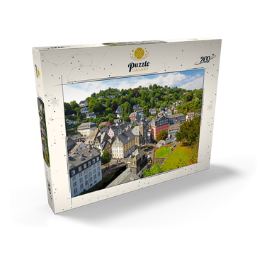 Darstellung des Puzzle Motivs Altstadt mit Evangelischer Stadtkirche, Monschau 200 Puzzle Schachtel Ansicht2