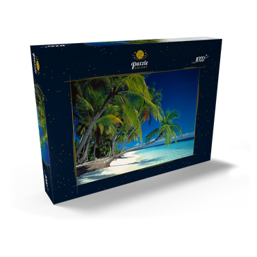 Darstellung des Puzzle Motivs Urlaubsparadies, Malediven 1000 Puzzle Schachtel Ansicht2