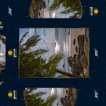 Darstellung des Puzzle Motivs Phan Sea Beach, Insel Phuket, Thailand 1000 Puzzle Schachtel 3D Modell