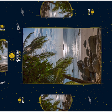 Darstellung des Puzzle Motivs Phan Sea Beach, Insel Phuket, Thailand 100 Puzzle Schachtel 3D Modell