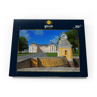 Darstellung des Puzzle Motivs Schloss Augustusburg in Brühl zwischen Köln und Bonn, Deutschland 200 Puzzle Schachtel Ansicht3