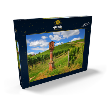 Darstellung des Puzzle Motivs Bildstock im Weinberg bei Schloss Johannisberg in Geisenheim am Rhein, Rheingau, Hessen, Deutschland 200 Puzzle Schachtel Ansicht2