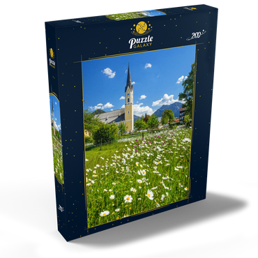 Darstellung des Puzzle Motivs Blumenwiese vor der Kirche St. Sixtus 200 Puzzle Schachtel Ansicht2