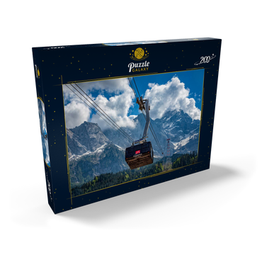 Darstellung des Puzzle Motivs Seilbahn auf die Zugspitze (2962m), Garmisch-Partenkirchen 200 Puzzle Schachtel Ansicht2