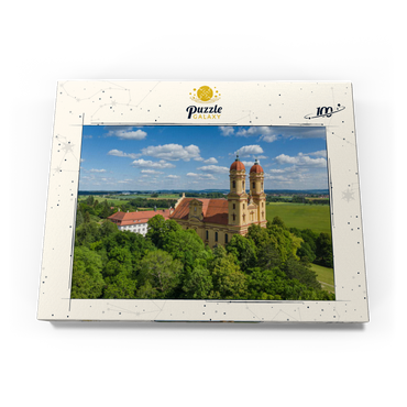 Darstellung des Puzzle Motivs Wallfahrtskirche Schönenberg bei Ellwangen 100 Puzzle Schachtel Ansicht3
