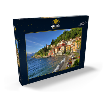 Darstellung des Puzzle Motivs Varenna am Comer See, Provinz Lecco, Lombardei, Italien 200 Puzzle Schachtel Ansicht2