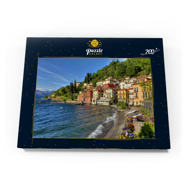 Darstellung des Puzzle Motivs Varenna am Comer See, Provinz Lecco, Lombardei, Italien 200 Puzzle Schachtel Ansicht3