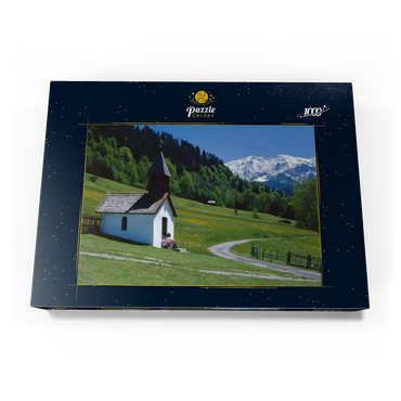 Darstellung des Puzzle Motivs Vordergraseck bei Garmisch-Partenkirchen 1000 Puzzle Schachtel Ansicht3