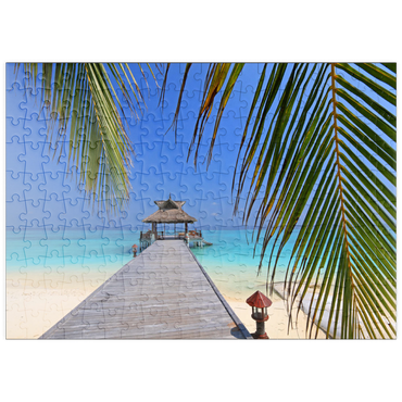 Darstellung des Puzzle Motivs puzzleplate Nord-Male-Atoll, Malediven 200 Puzzle