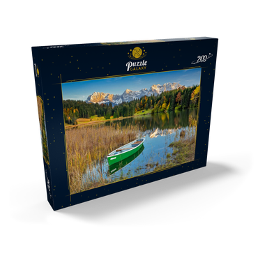 Darstellung des Puzzle Motivs Geroldsee bei Gerold in der Alpenwelt Karwendel, Blick zum Karwendelgebirge 200 Puzzle Schachtel Ansicht2