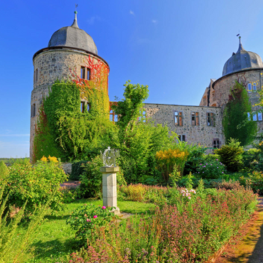 Darstellung des Puzzle Motivs Dornröschenschloss Sababurg, Hofgeismar, Hessen, Deutschland 1000 Puzzle 3D Modell