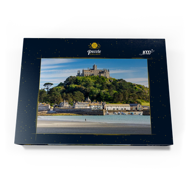 Darstellung des Puzzle Motivs St Michael's Mount, Marazion bei Penzance, Penwith Peninsula, Cornwall 1000 Puzzle Schachtel Ansicht3