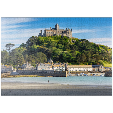 Darstellung des Puzzle Motivs puzzleplate St Michael's Mount, Marazion bei Penzance, Penwith Peninsula, Cornwall 1000 Puzzle