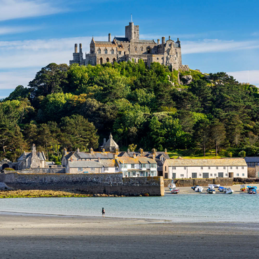 Darstellung des Puzzle Motivs St Michael's Mount, Marazion bei Penzance, Penwith Peninsula, Cornwall 200 Puzzle 3D Modell