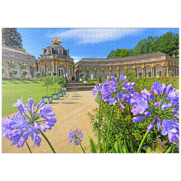 Darstellung des Puzzle Motivs puzzleplate Orangerie und Sonnentempel der Eremitage, Bayreuth, Oberfranken 1000 Puzzle