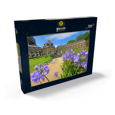Darstellung des Puzzle Motivs Orangerie und Sonnentempel der Eremitage, Bayreuth, Oberfranken 200 Puzzle Schachtel Ansicht2