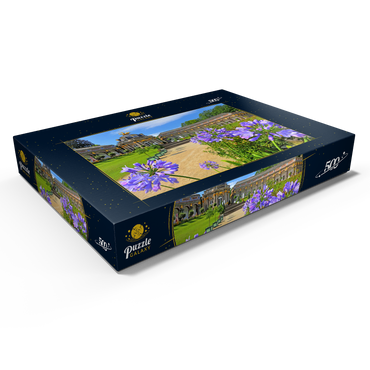 Darstellung des Puzzle Motivs Orangerie und Sonnentempel der Eremitage, Bayreuth, Oberfranken 500 Puzzle Schachtel Ansicht1