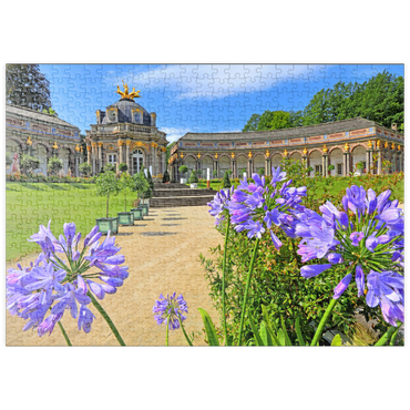 Darstellung des Puzzle Motivs puzzleplate Orangerie und Sonnentempel der Eremitage, Bayreuth, Oberfranken 500 Puzzle