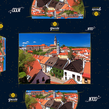Darstellung des Puzzle Motivs St. Jost (Český Krumlov) 1000 Puzzle Schachtel 3D Modell