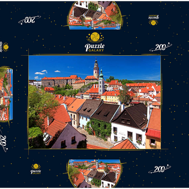 Darstellung des Puzzle Motivs St. Jost (Český Krumlov) 200 Puzzle Schachtel 3D Modell
