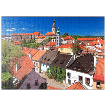 Darstellung des Puzzle Motivs puzzleplate St. Jost (Český Krumlov) 500 Puzzle