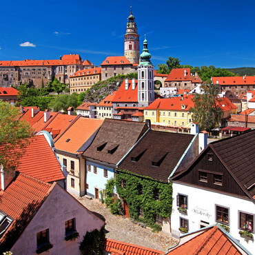 Darstellung des Puzzle Motivs St. Jost (Český Krumlov) 500 Puzzle 3D Modell