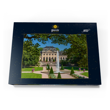 Darstellung des Puzzle Motivs Orangerie im Schlossgarten, Schlosspark 1000 Puzzle Schachtel Ansicht3