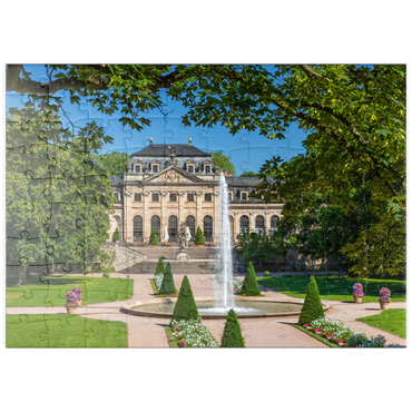 Darstellung des Puzzle Motivs puzzleplate Orangerie im Schlossgarten, Schlosspark 100 Puzzle