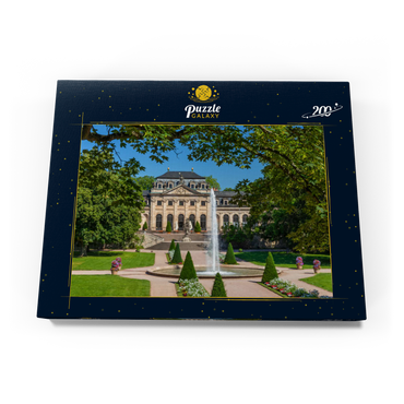 Darstellung des Puzzle Motivs Orangerie im Schlossgarten, Schlosspark 200 Puzzle Schachtel Ansicht3