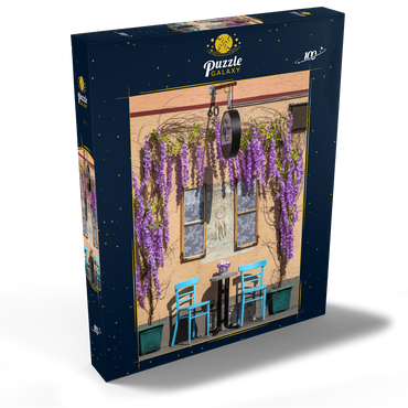 Darstellung des Puzzle Motivs Cafe in Deggendorf 100 Puzzle Schachtel Ansicht2