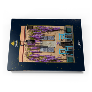 Darstellung des Puzzle Motivs Cafe in Deggendorf 500 Puzzle Schachtel Ansicht3