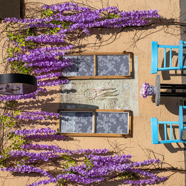 Darstellung des Puzzle Motivs Cafe in Deggendorf 500 Puzzle 3D Modell