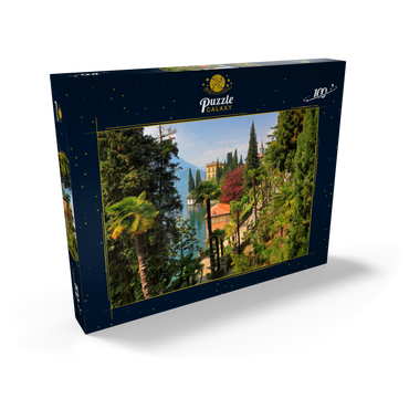 Darstellung des Puzzle Motivs Botanischer Garten der Villa Monastero, Comer See, Italien 100 Puzzle Schachtel Ansicht2