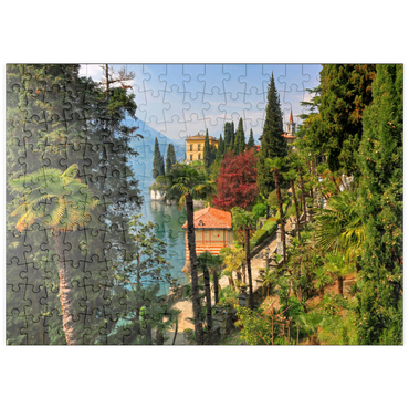 Darstellung des Puzzle Motivs puzzleplate Botanischer Garten der Villa Monastero, Comer See, Italien 200 Puzzle