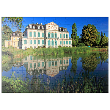 Darstellung des Puzzle Motivs puzzleplate Schloss Wilhelmsthal, Calden nahe Kassel, Hessen, Deutschland 100 Puzzle