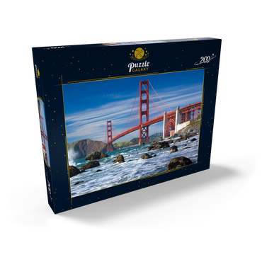 Darstellung des Puzzle Motivs San Francisco Bay und Golden Gate Bridge, San Francisco, Kalifornien, USA 200 Puzzle Schachtel Ansicht2