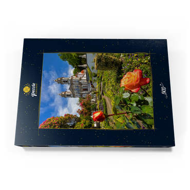 Darstellung des Puzzle Motivs Wallfahrtskirche Bom Jesus do Monte bei Braga, Region Norte, Portugal 500 Puzzle Schachtel Ansicht3