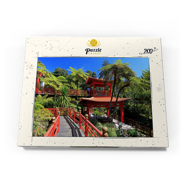 Darstellung des Puzzle Motivs Japanischer Pavillon, Insel Madeira, Portugal 200 Puzzle Schachtel Ansicht3