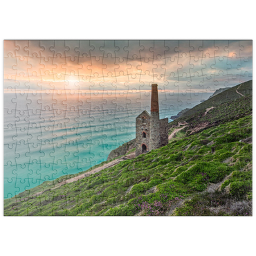 Darstellung des Puzzle Motivs puzzleplate Ehemalige Zinnmine, Wheal Coates Mine bei St Agnes, Nordküste, Cornwall 200 Puzzle