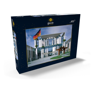 Darstellung des Puzzle Motivs Bundeskanzleramt, Berlin Mitte, Deutschland 1000 Puzzle Schachtel Ansicht2