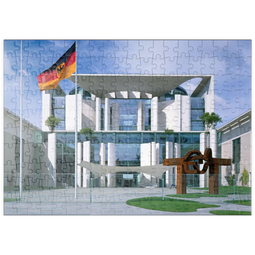 Darstellung des Puzzle Motivs puzzleplate Bundeskanzleramt, Berlin Mitte, Deutschland 200 Puzzle