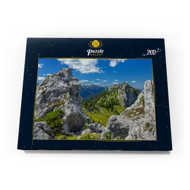 Darstellung des Puzzle Motivs Landschaft am Teufelstättkopf (1758m) 200 Puzzle Schachtel Ansicht3