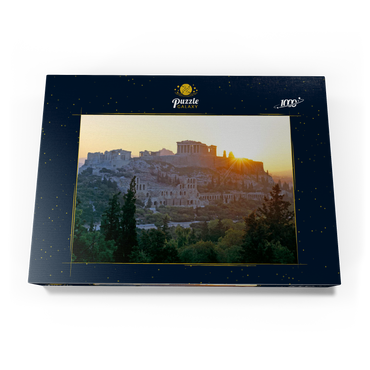 Darstellung des Puzzle Motivs Akropolis in Athen, Griechenland 1000 Puzzle Schachtel Ansicht3