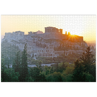 Darstellung des Puzzle Motivs puzzleplate Akropolis in Athen, Griechenland 1000 Puzzle