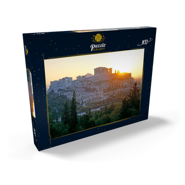 Darstellung des Puzzle Motivs Akropolis in Athen, Griechenland 100 Puzzle Schachtel Ansicht2