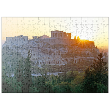 Darstellung des Puzzle Motivs puzzleplate Akropolis in Athen, Griechenland 200 Puzzle